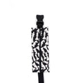 The Grand Master EpiPen pouch in a black and white chess print, closed, shown with its adjustable belt