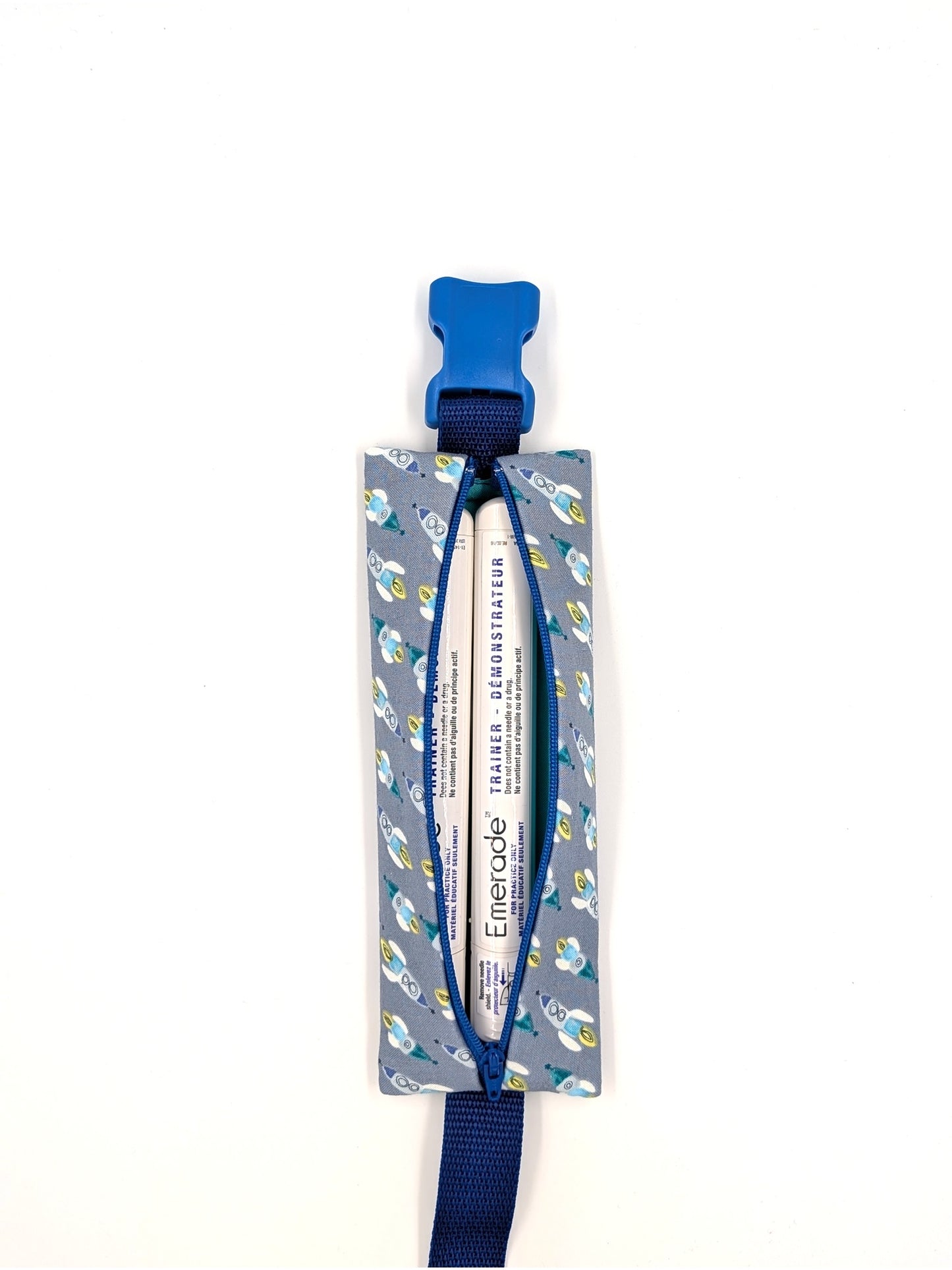 Epicute The Astronaut - Space Explorer EpiPen Pouch - 2026.04.02 Front Open Emerade