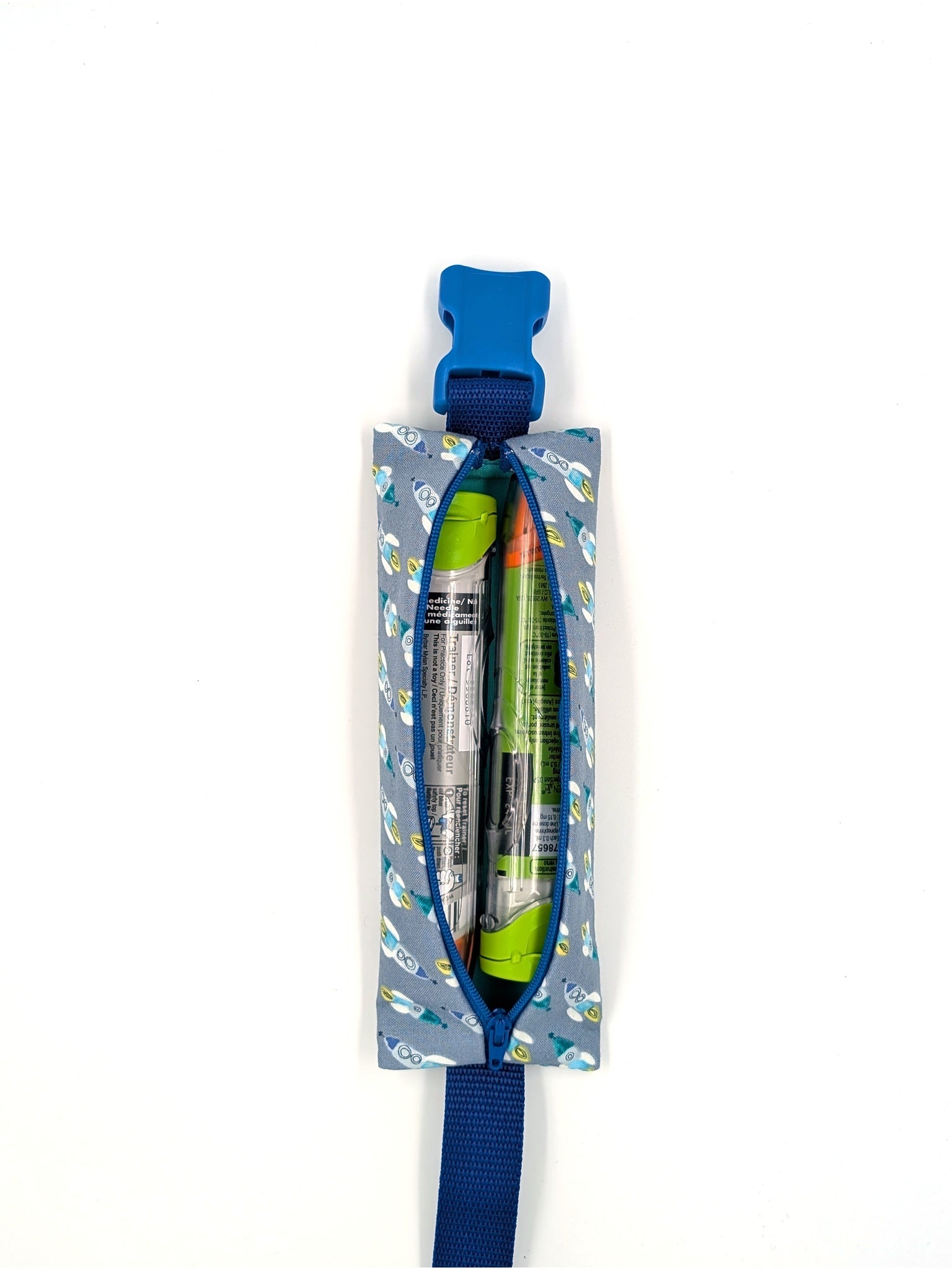 Epicute The Astronaut - Space Explorer EpiPen Pouch - 2026.04.02 Front Open Epipens